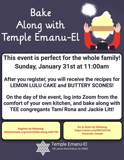 Banner Image for Bake Along with Temple Emanu-El
